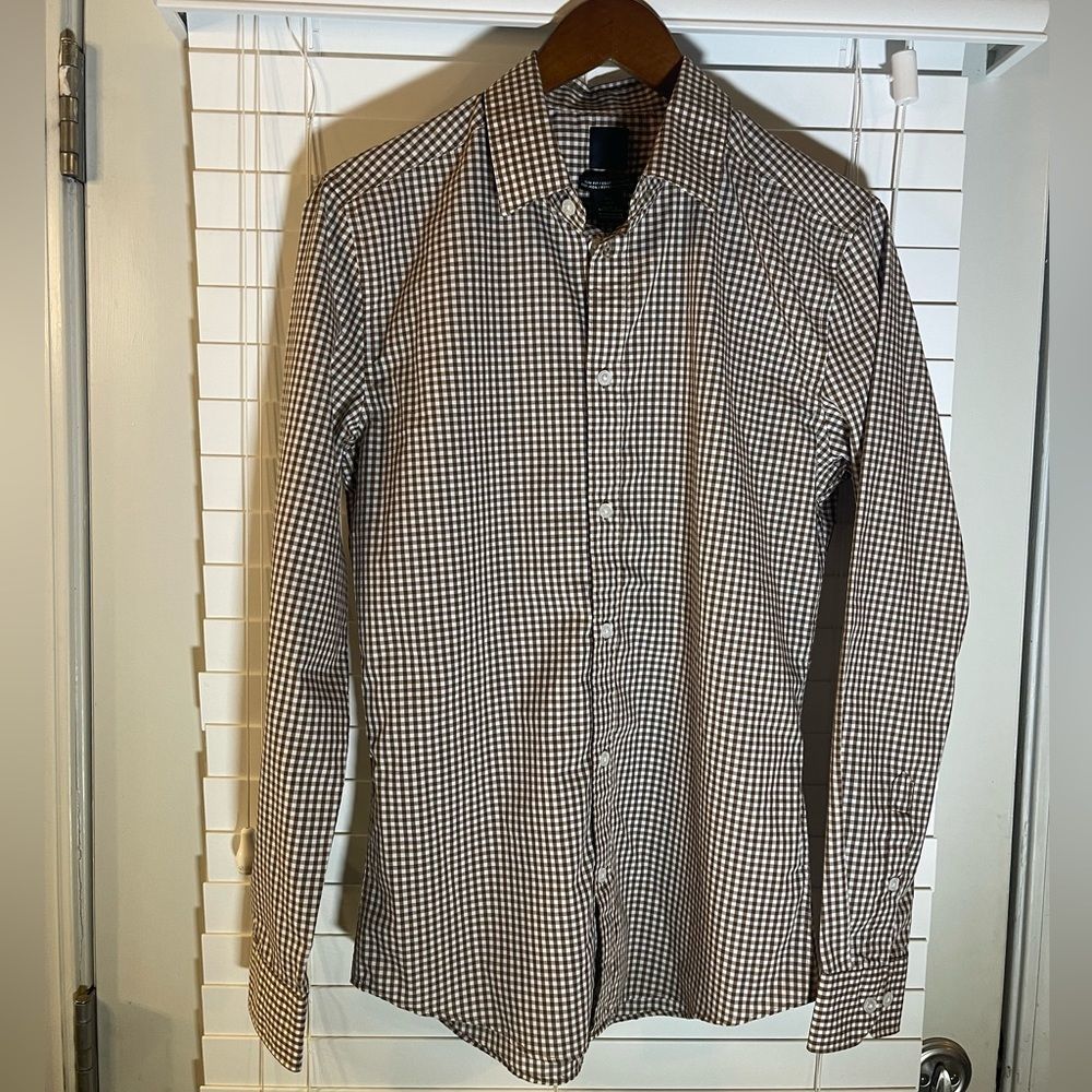 Bold and Beautiful - Brown Check dress shirt